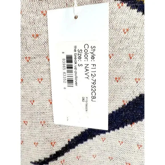 3.1 Phillip Lim Roy Litchenstein Breakup Graphic Merino Wool Sweater S $595 Gift
